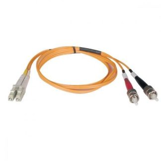 TRIPP LITE CABLE FIBRA OPTICA DUPLEX LC MACHO - ST MACHO 62.5-125 2 METROS NARANJA