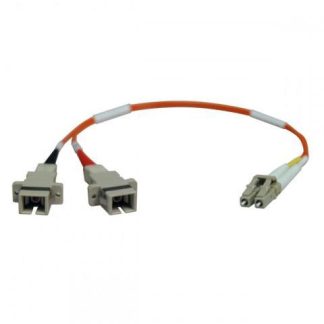 TRIPP LITE CABLE FIBRA OPTICA MULTIMODO LC MACHO - SC HEMBRA 30CM NARANJA