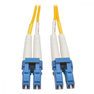 TRIPP LITE CABLE FIBRA OPTICA OFNR 2X LC MACHO - 2X LC MACHO 3 METROS AMARILLO