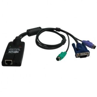 TRIPP LITE CABLE KVM B055-001-PS2 CAT5 HEMBRA - 2X PS-2 - VGA MACHO NEGRO