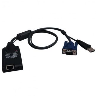 TRIPP LITE CABLE KVM HD15-USB MACHO - RJ-45 HEMBRA NEGRO