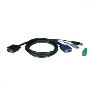 TRIPP LITE CABLE KVM VGA (D-SUB) MACHO - 6 PIN MACHO 3 METROS