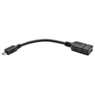 TRIPP LITE CABLE MICRO USB B MACHO - USB A HEMBRA 15.2CM NEGRO