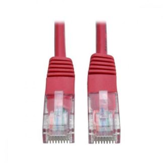 TRIPP LITE CABLE PATCH CAT5E UTP MOLDEADO RJ-45 MACHO - RJ-45 MACHO 30.5CM ROJO