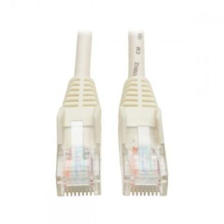 TRIPP LITE CABLE PATCH CAT5E UTP MOLDEADO SIN ENGANCHES RJ-45 MACHO - RJ-45 MACHO 2.13 METROS BLANCO