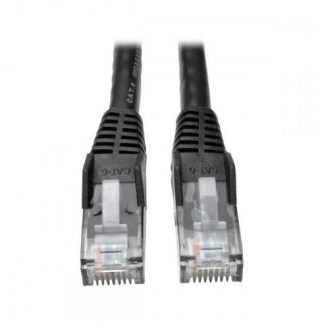 TRIPP LITE CABLE PATCH CAT6 MOLDEADO SIN ENGANCHES RJ-45 MACHO - RJ-45 MACHO 4.57 METROS NEGRO