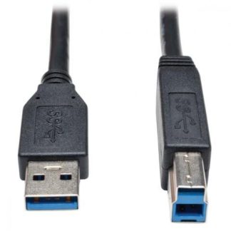 TRIPP LITE CABLE USB A MACHO - USB B MACHO 1.83 METROS NEGRO