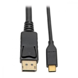 TRIPP LITE CABLE USB C MACHO - DISPLAYPORT MACHO COMPATIBLE CON THUNDERBOLT 3 3 METROS NEGRO
