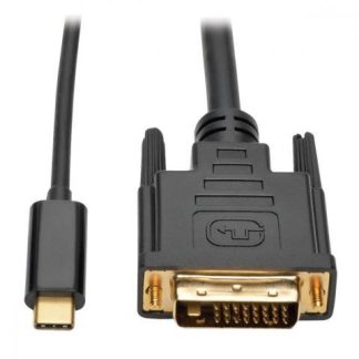 TRIPP LITE CABLE USB C MACHO - DVI-D MACHO 91CM COMPATIBLE CON THUNDERBOLT 3 NEGRO