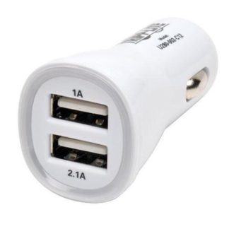 TRIPP LITE CARGADOR PARA AUTO 2X USB 2.0 5V BLANCO