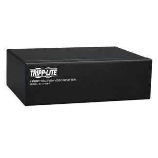 TRIPP LITE DIVISOR DE VIDEO DE 4 PUERTOS VGA DE ALTA RESOLUCION 350MHZ CON REFORZADOR DE SENAL