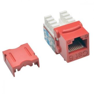 TRIPP LITE JACK CAT6-CAT5E TIPO PUNCH DOWN 110 RJ-45 HEMBRA ROJO
