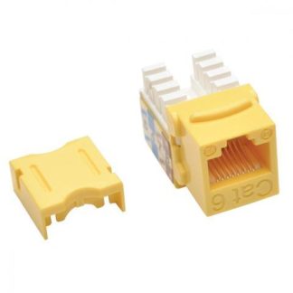 TRIPP LITE JACK CAT6 TIPO KEYSTONE PUNCH DOWN 110 RJ45 AMARILLO