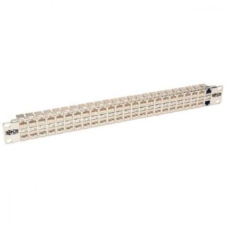 TRIPP LITE PANEL DE PARCHEO CAT6 48 PUERTOS RJ-45 1U PLATA