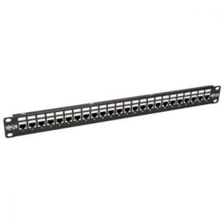 TRIPP LITE PANEL DE PARCHEO DE ALIMENTACION CAT6A 24 PUERTOS 1U