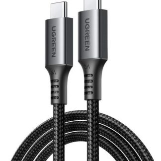UGREEN CABLE CARGADOR USB C 2M PD CARGA RAPIDA 20V 5A 100W NEGRO
