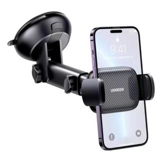 UGREEN SOPORTE PORTA CELULAR PARA AUTO AJUSTABLE TABLERO NEGRO