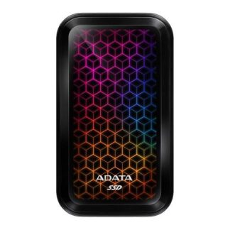 UNIDAD DE ESTADO SOLIDO EXTERNO ADATA 512GB USBC (USB 3.2 GEN 2). CON VELOCIDADES DE LECTURA-ESCRITURA DE 1000-800 MB-S. ASE770G512GU32G2CBK