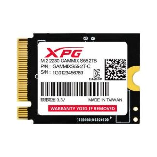 UNIDAD DE ESTADO SOLIDO XPG GAMMIX S55 2TB PCIE GEN4 X4 M.2 2230 SGAMMIXS552TC