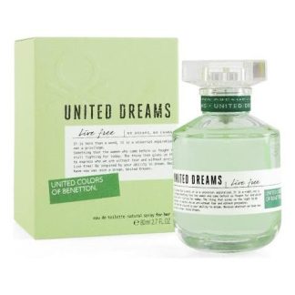 UNITED DREAMS LIVE FREE 80 ML EDT SPRAY BENETTON - MUJER