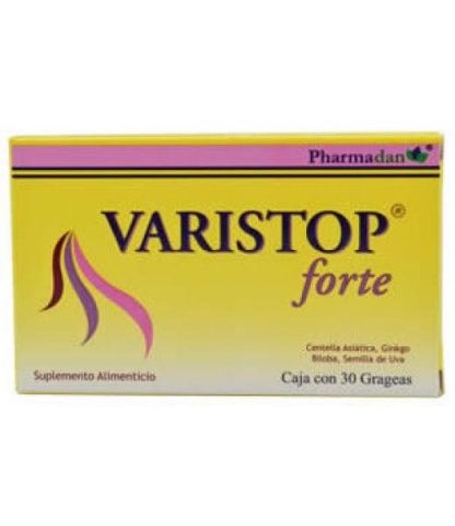 VARISTOP FORTE 30 GRAGEAS PHARMADAN