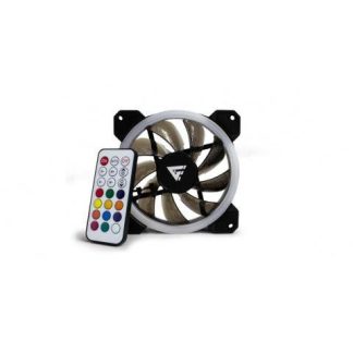 VENTILADOR GAME FACTOR FKG400 RGB 120MM 1500RPM NEGRO - 3 PIEZAS