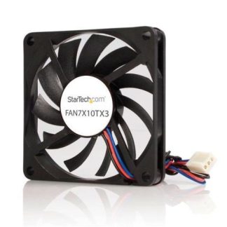 VENTILADOR STARTECH  CON RODAMIENTO DE BOLAS DOBLE TX3 70MM 3500RPM NEGRO