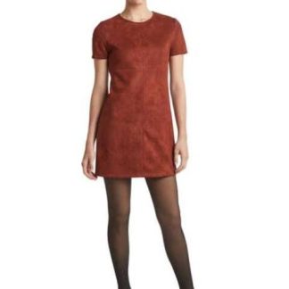 VESTIDO MINI MANGA CORTA CAFE HOLLY LAND