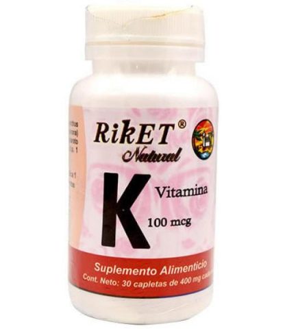 VITAMINA K 30 CAP RIKET NATURAL