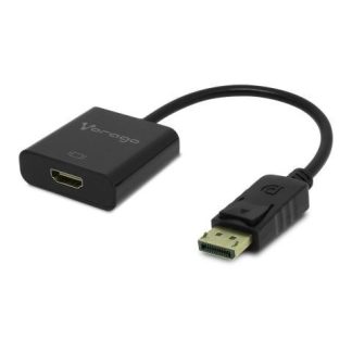 VORAGO ADAPTADOR DISPLAYPORT MACHO - HDMI HEMBRA NEGRO