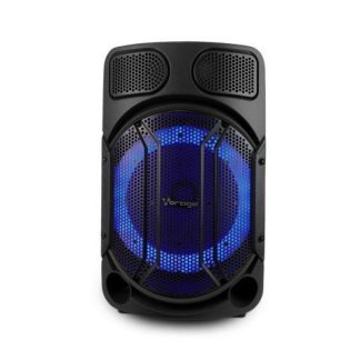 VORAGO BAFLE CON KARAOKE KSP-502 BLUETOOTH ALAMBRICO-INALAMBRICO 80W RMS USB 2.0 NEGRO - INCLUYE MICROFONO