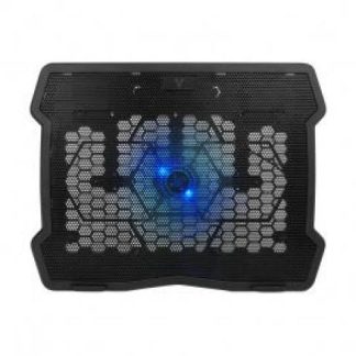 VORAGO BASE ENFRIADORA CP-103 PARA LAPTOP 15.6 CON 1 VENTILADOR NEGRO