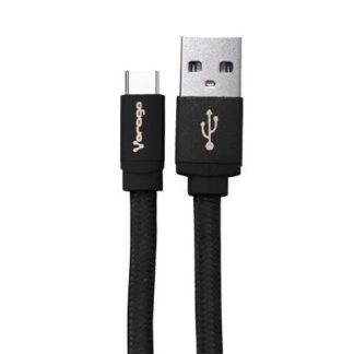 VORAGO CABLE USB MACHO - USB-C MACHO 2 METROS NEGRO