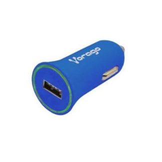 VORAGO CARGADOR DE AUTO AU-101 5V 1X USB 2.0 AZUL