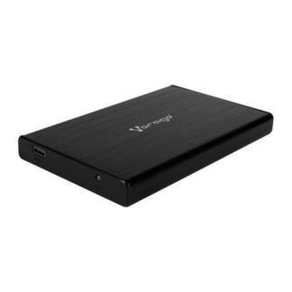VORAGO GABINETE DE DISCO DURO HDD-202 2.5 SATA USB-C 3.1 NEGRO