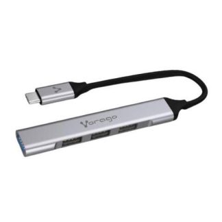 VORAGO HUB USB C - 3X USB 2.0 1X USB 3.0 PLATA