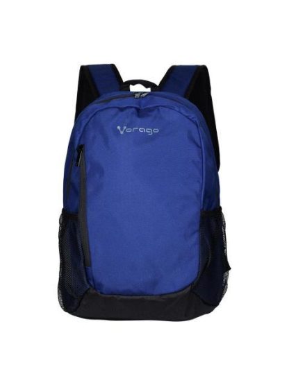 VORAGO MOCHILA DE RPET BP-150 PARA LAPTOP 15.6 NEGRO-AZUL
