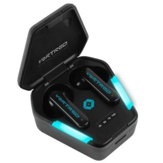 VORTRED AUDIFONOS INTRAURICULARES GAMER TWS W.A.R. INALAMBRICOS BLUETOOTH NEGRO