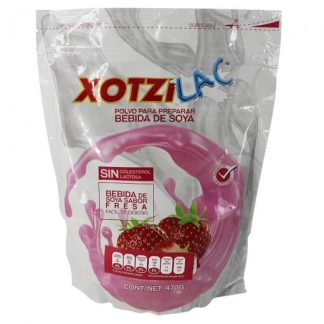 XOTZILAC FRESA 470 GR. POLVO PARA PREPARAR BEBIDA DE SOYA FIBRA XOTZIL