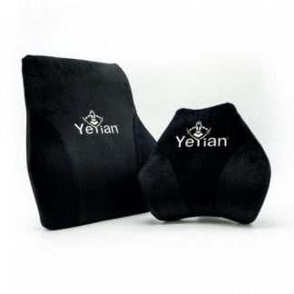YEYIAN SILLA GAMER AREN SERIES 2500 CON COJINES MEMORY FOAM CERVICAL Y LUMBAR DE TERCIOPELO DESCANSA BRAZOS MOD. YKA1090