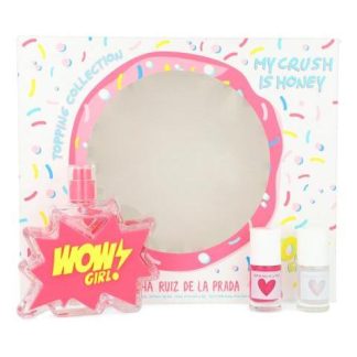 Z4 SET AGATHA WOW GIRL 3PZS 80ML EDT ESMALTE  BRILLO UñAS