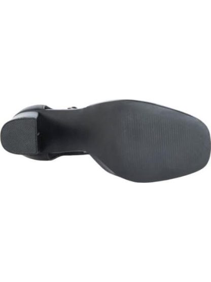 ZAPATILLA CON HERRAJE TACON ANCHO NEGRO SAO PAULO - Image 4