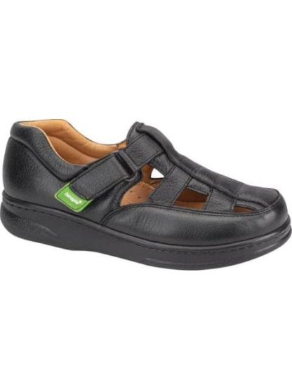 ZAPATO DE PIEL PIE DIABETICO NEGRO TERAPIE - Image 2