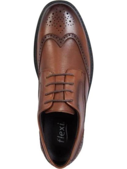ZAPATO DERBY BURBUJA DE AIRE CAFE FLEXI - Image 3
