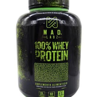 100 WHEY PROTEIN CHOCOLATE 2.2 KG MAD LABZ
