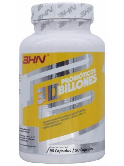 30 BILLONES DE PROBIOTICOS 90 CAP BHN