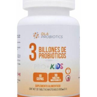 3 BILLONES DE PROBIOTICOS PRO KIDS 30 TAB DLA PROBIOTICS