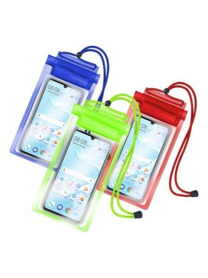 3X2 FUNDA IMPERMEABLE CELULAR BOLSA ANTI AGUA SELLADO TRIPLE