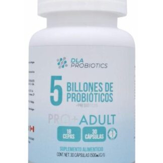 5 BILLONES DE PROBIOTICOS PRO ADULT 30 CAP DLA PROBIOTICS