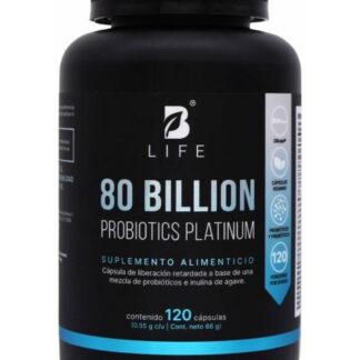 80 BILLION PROBIOTICS PLATINUM 120 CAP BLIFE